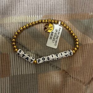 Little words project NWT size S/M STAY POSITIVE